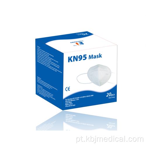 Anti máscaras faciais descartáveis ​​de Coronavirus FFP2 KN95